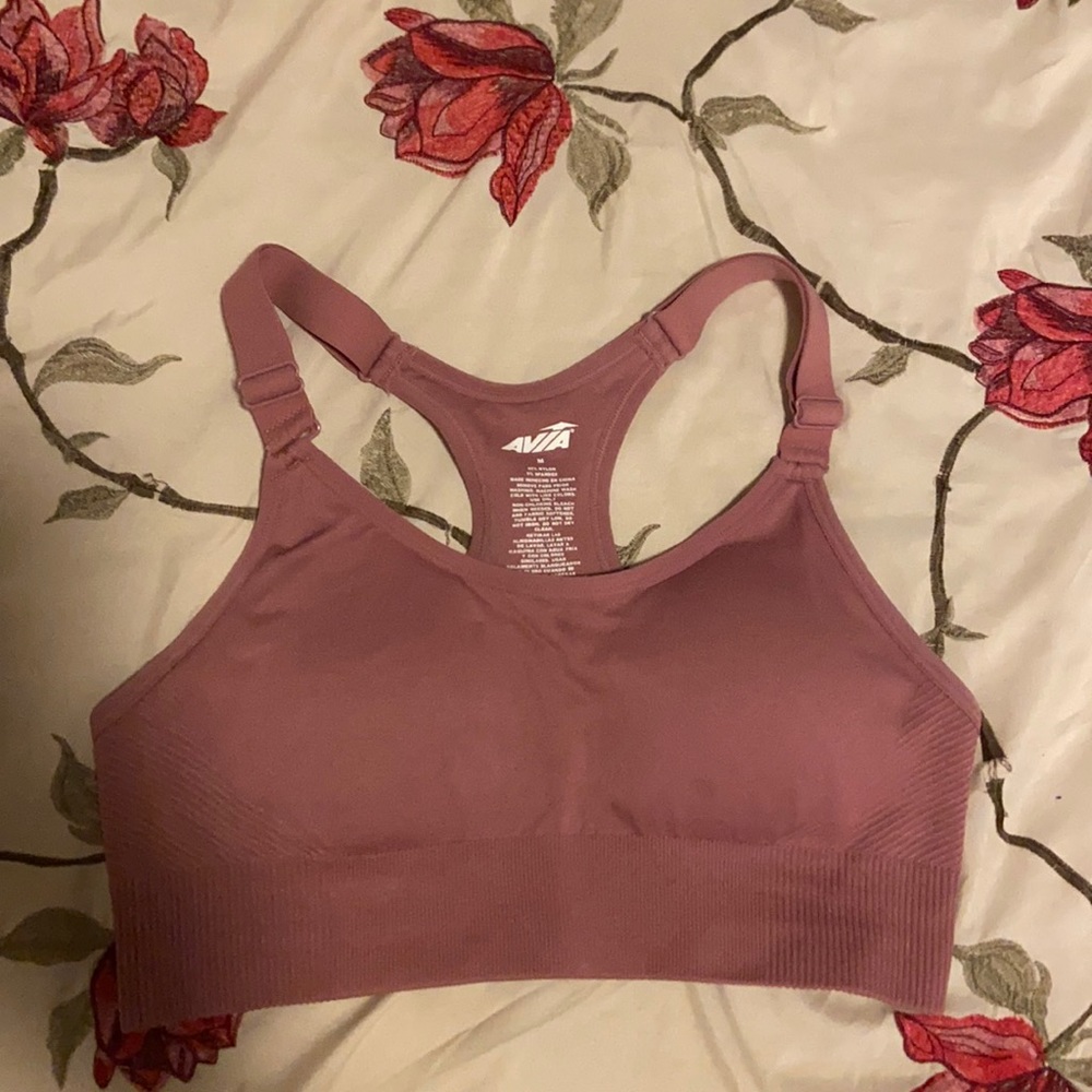 AVIA dark pink sports bra